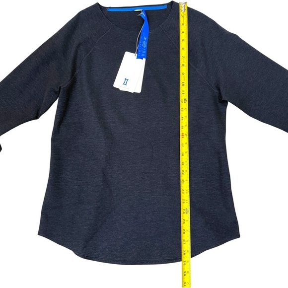 Kit and Ace NWT Men’s Pullover Navy Crew Neck 151 Long Sleeve Sweater Size L - Picture 7 of 17